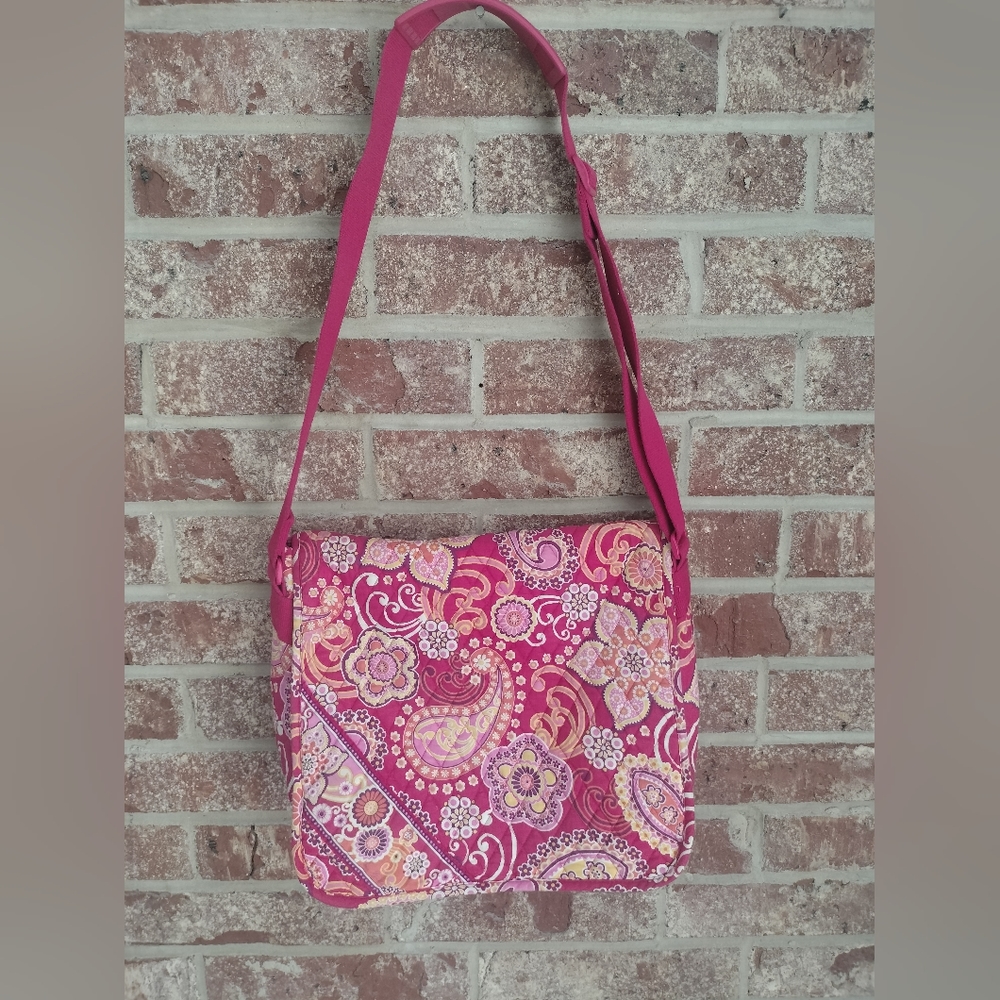 Vera Bradley Raspberry Fizz Laptop Bag